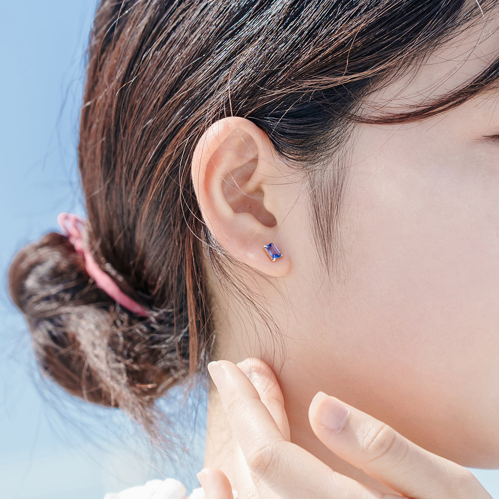 K10 誕生石 タンザナイト ピアス |43-8015