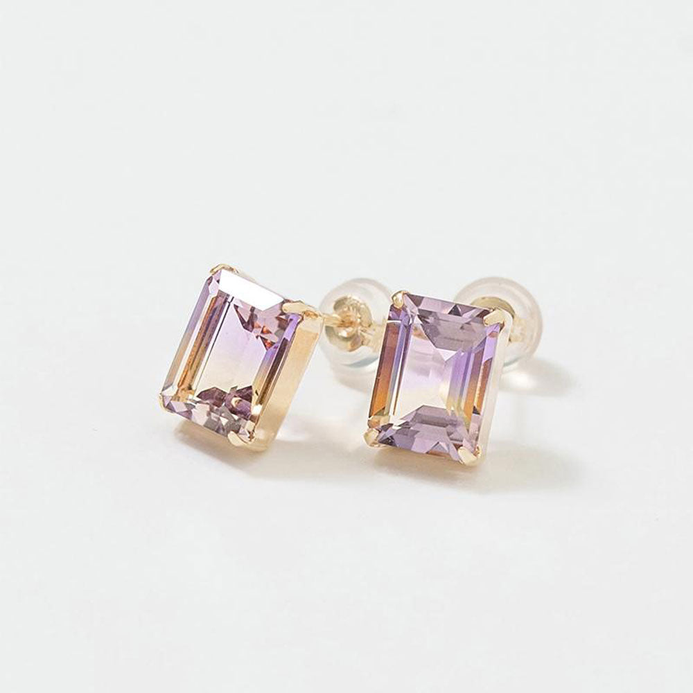 K10 アメトリン ピアス|43-8307