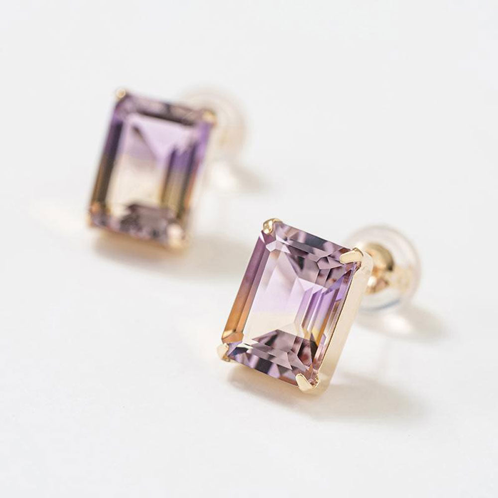K10 アメトリン ピアス|43-8307